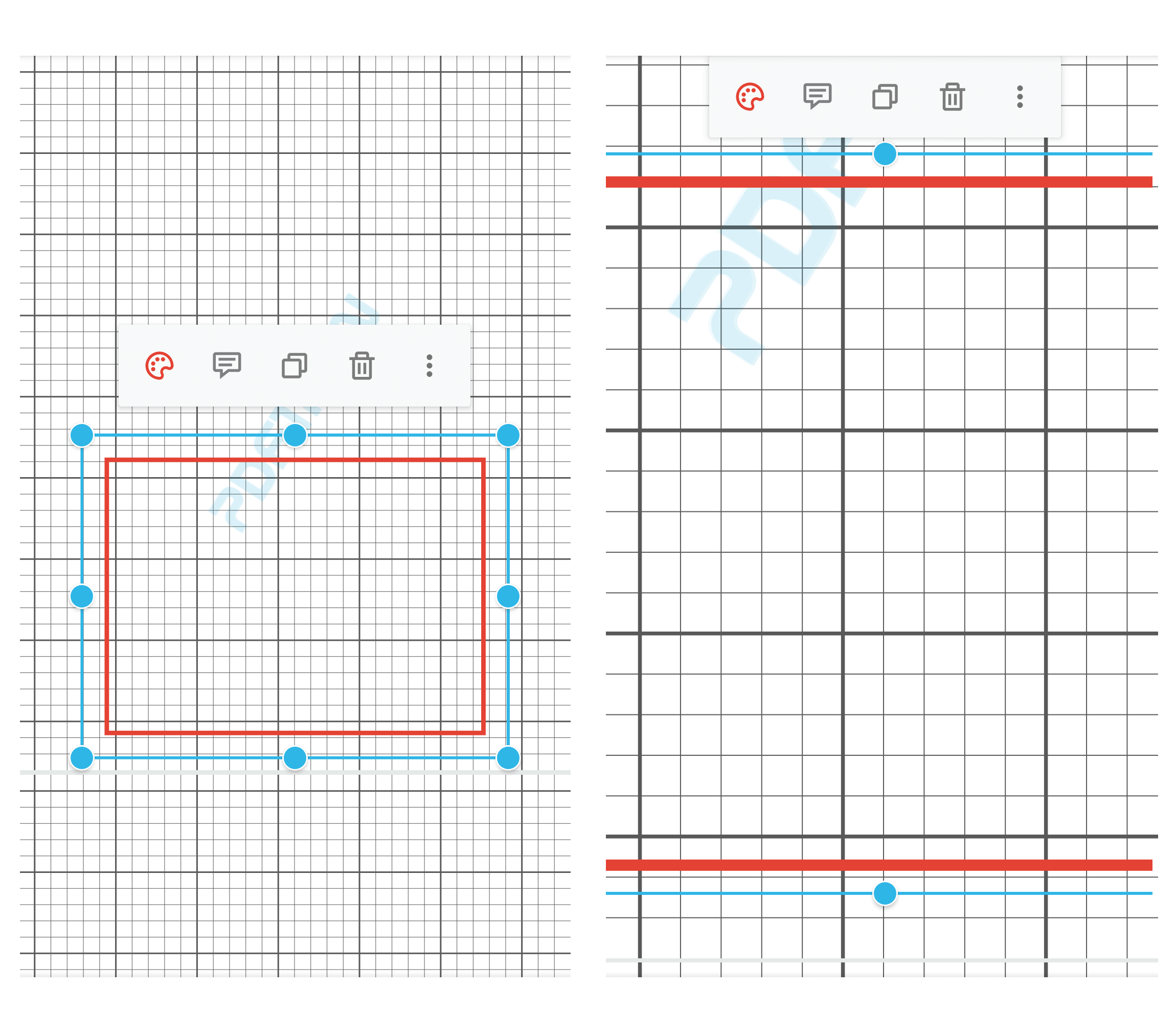 PDF coordinates