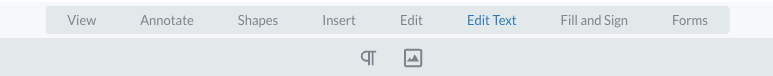 Content Editing Header